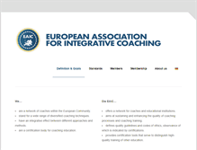 Tablet Screenshot of coachingassociation.org